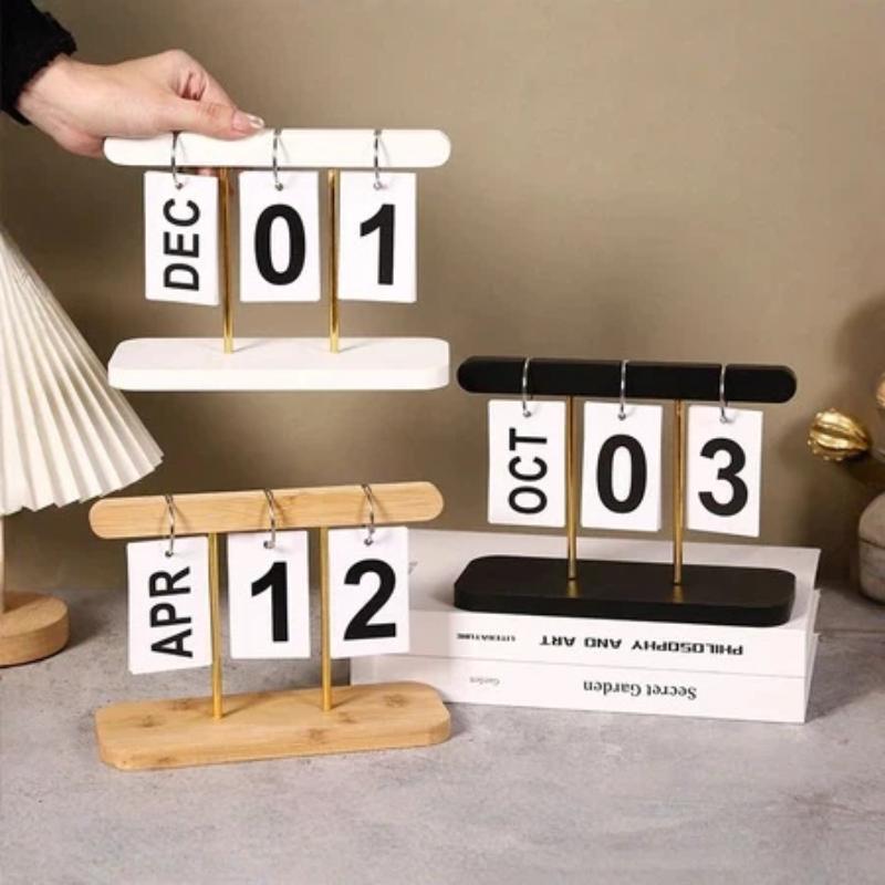 English Home Office - Reusable Flip Desk Calendar 1Pc English