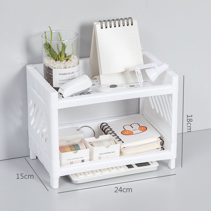 Home Office Freelancer - Desktop Storage Rack Multi-Layer Stationery Organizer