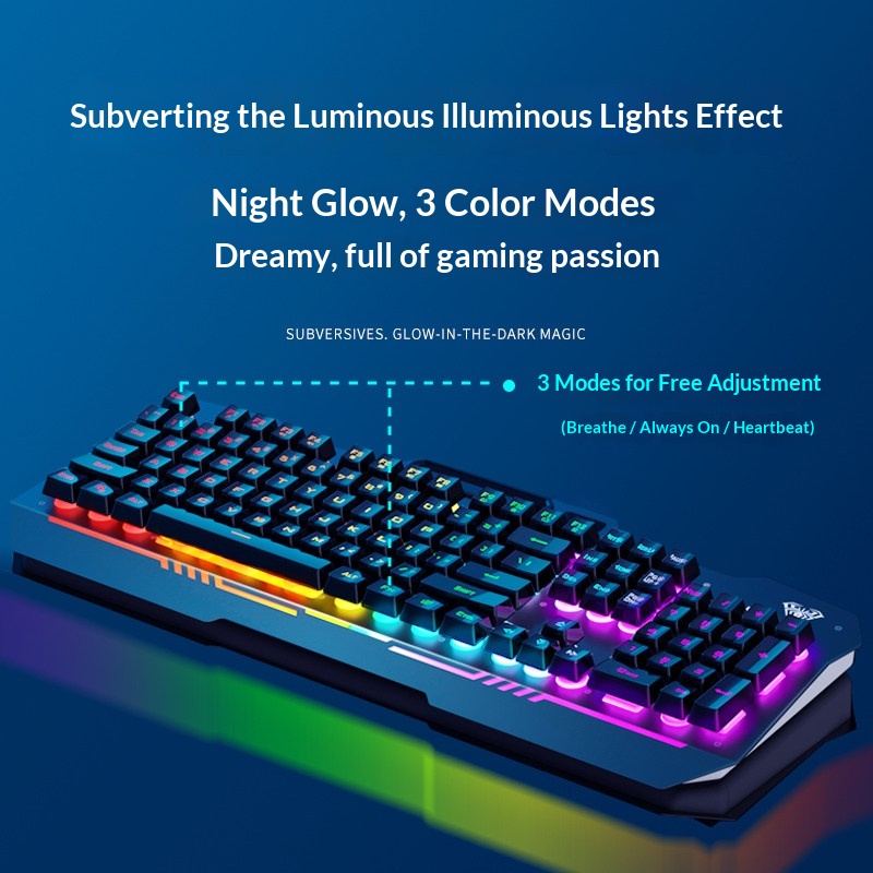 Aula F3010 Wired Gaming Keyboa - English Home Office 评论和价格