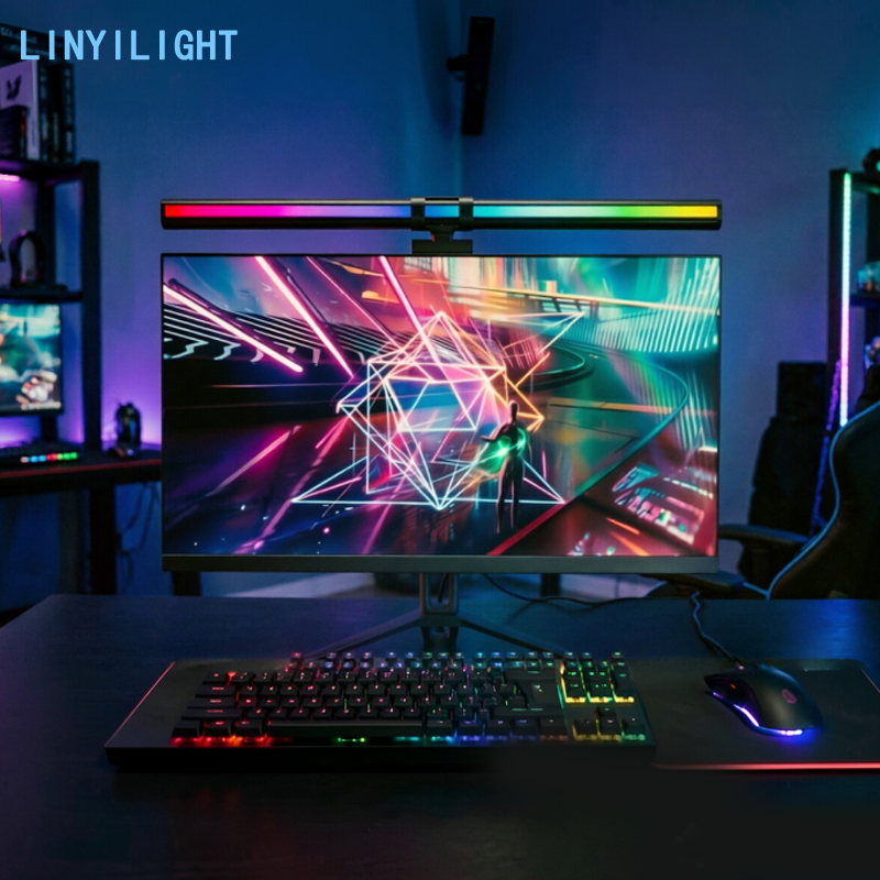 60/80cm RGB Light LED Monitor  - Home Office Work Table 评论和价格