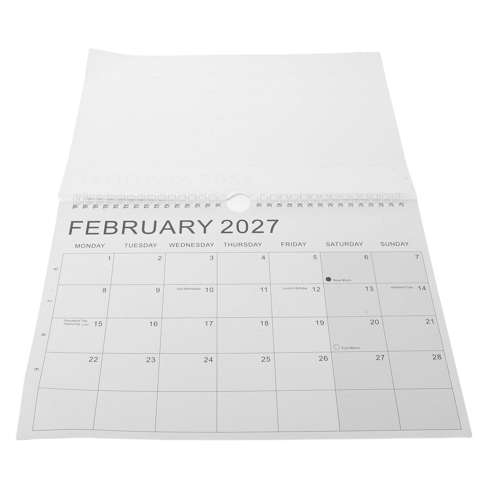 Paper Calendar 2027-2028 Engli - English Home Office 评论和价格