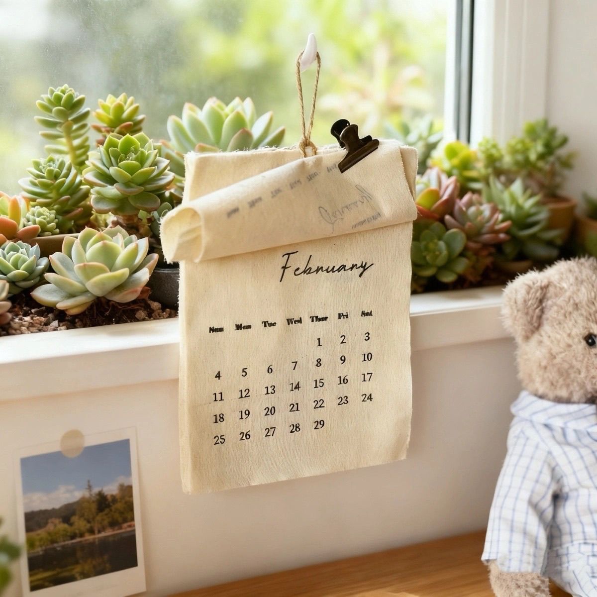 Ins Cotton Cloth 2026 Wall Cal - English Home Office 评论和价格