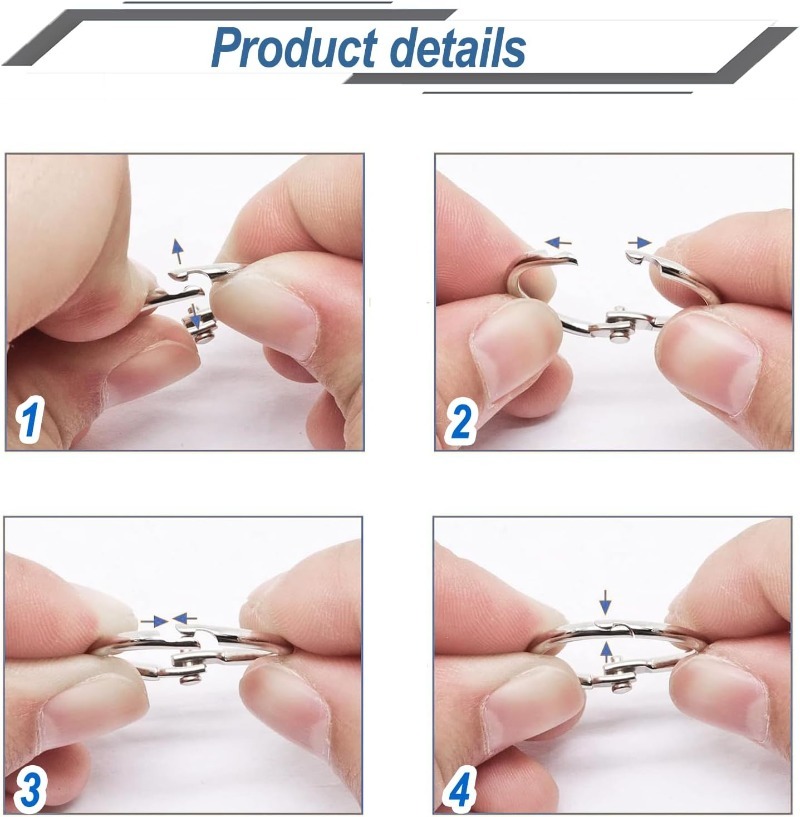 1-10PCS Metal Ring Binder Book - Home Office Image 评论和价格