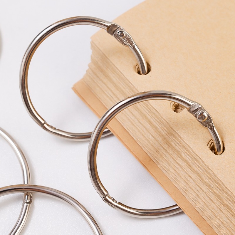 1-10PCS Metal Ring Binder Book - Home Office Image 评论和价格