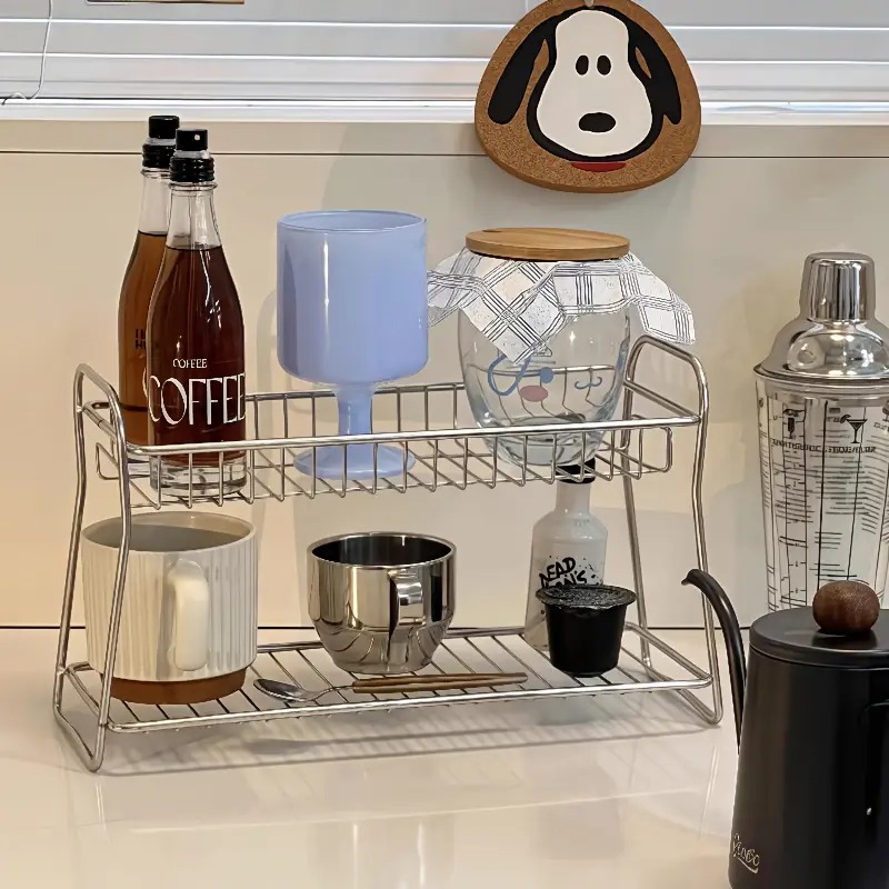 2-Tier Countertop Storage Rack - Home Office Work Table 评论和价格