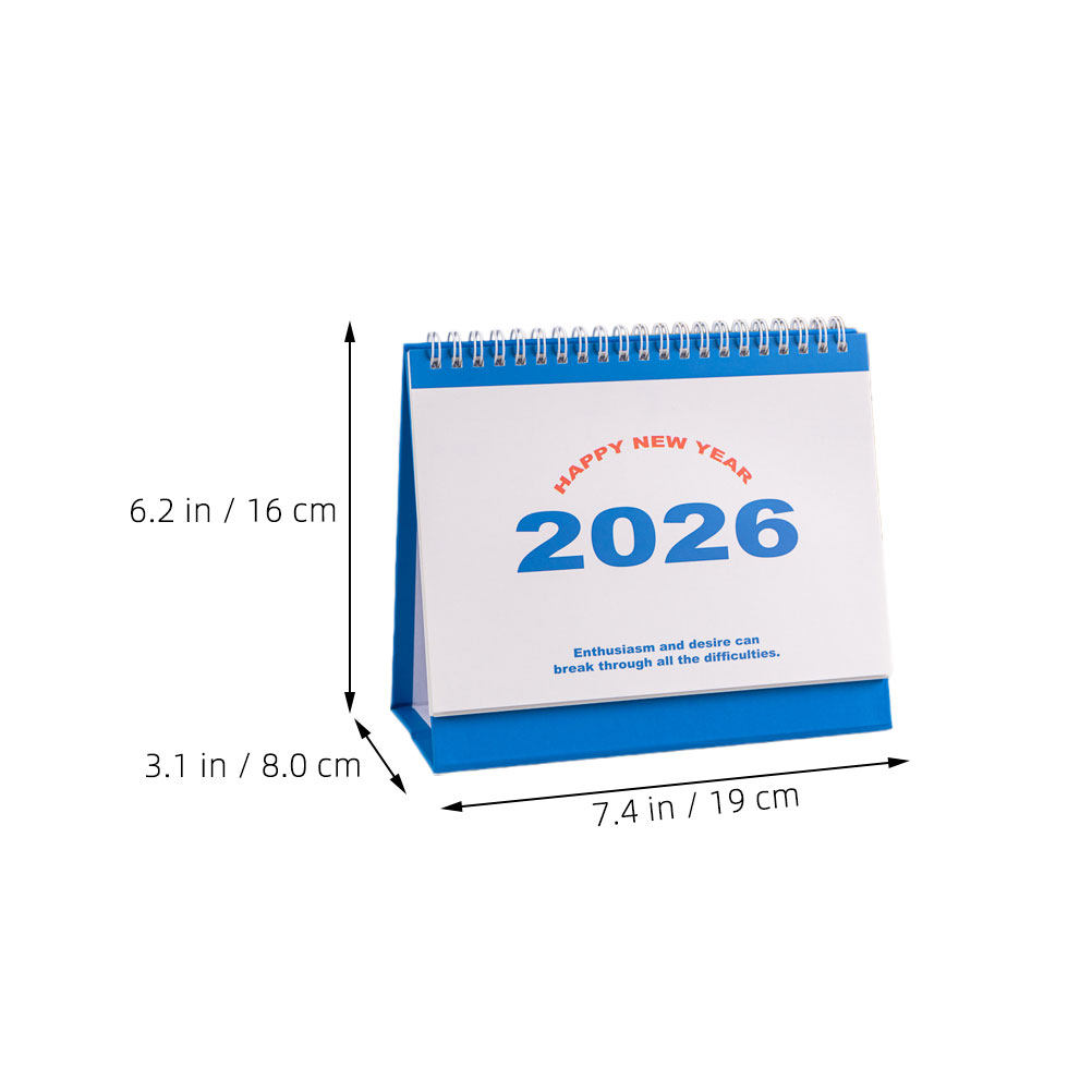 4Pcs 2026 Flip Calendar for De - English Home Office 评论和价格