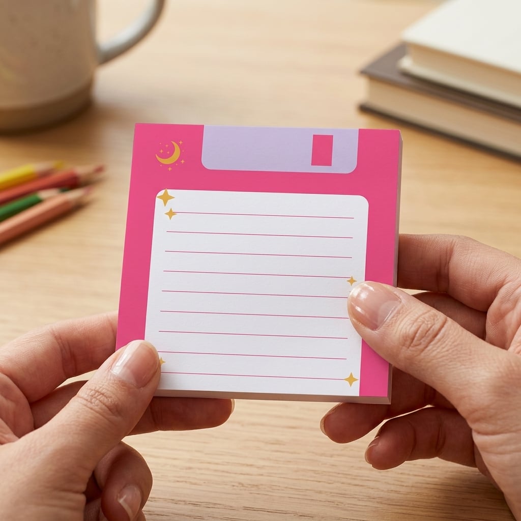 4PCS Retro Floppy Disk Sticky  - Sticky Note Dispenser 评论和价格