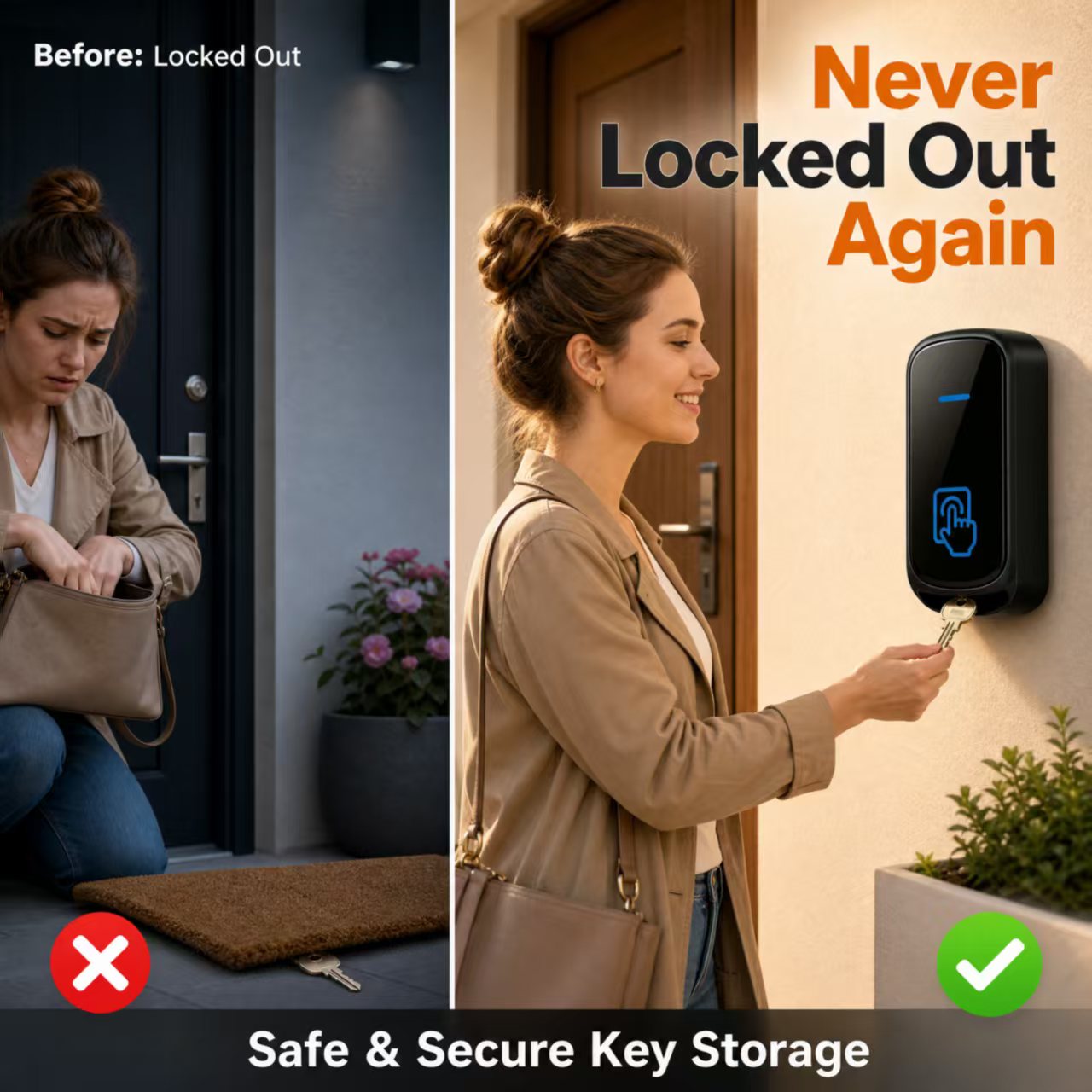 New Doorbell Shape Key Safe Bo - Home Office Form 评论和价格