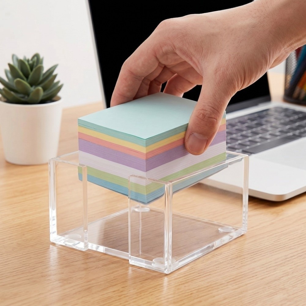 Transparent Sticky Note Holder - Sticky Note Dispenser 评论和价格