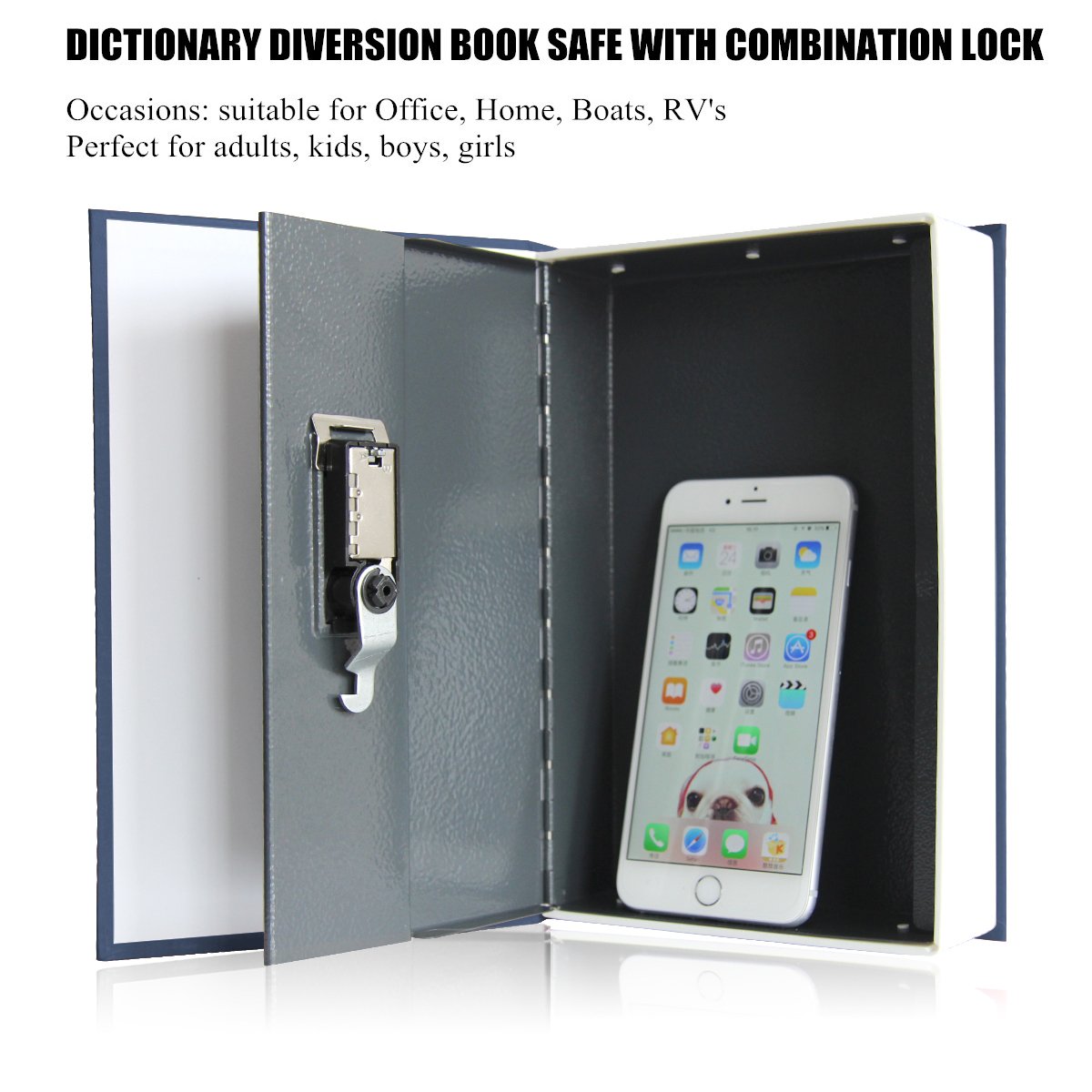 Book Safe with Combination Loc - Home Office Form 评论和价格