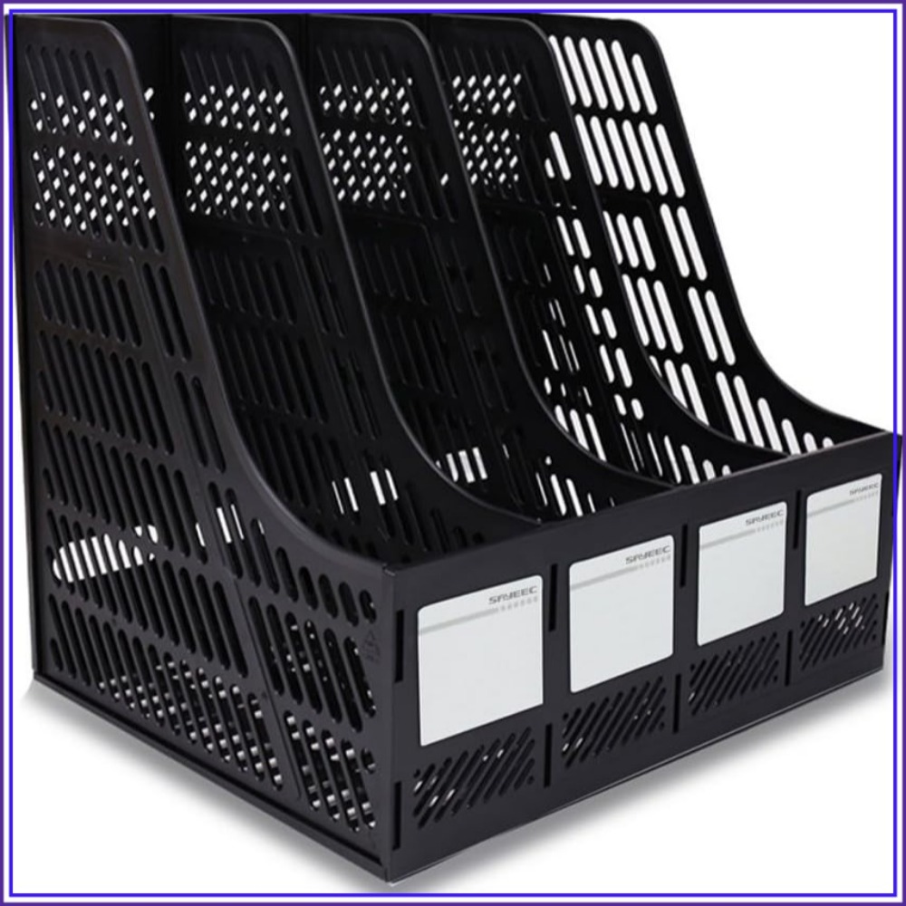 4-Compartment Desktop File Org - Home Office Image 评论和价格