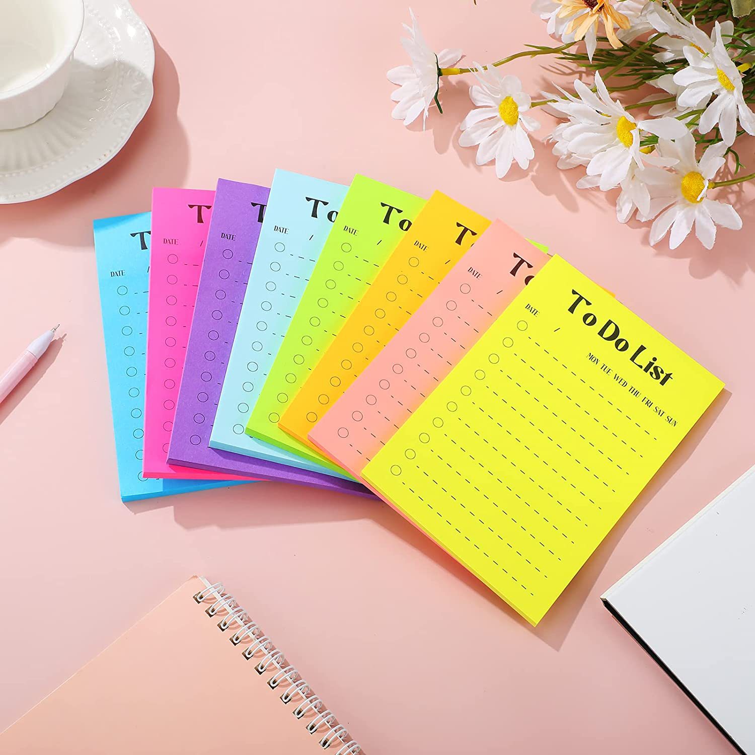50 Sheets To Do List Notepad c - Sticky Note Dispenser 评论和价格