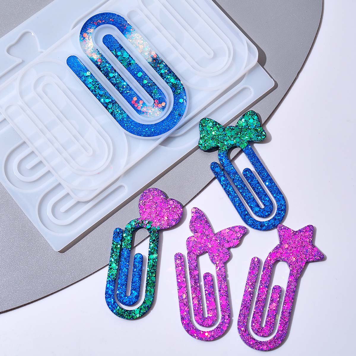 Crystal Epoxy Resin Mold DIY P - Home Office Image 评论和价格