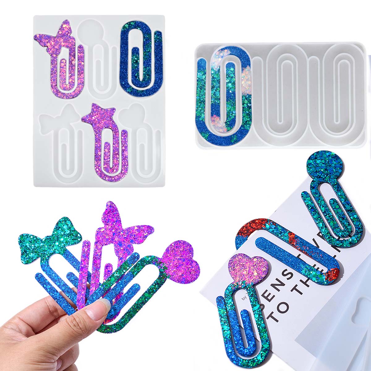 Crystal Epoxy Resin Mold DIY P - Home Office Image 评论和价格