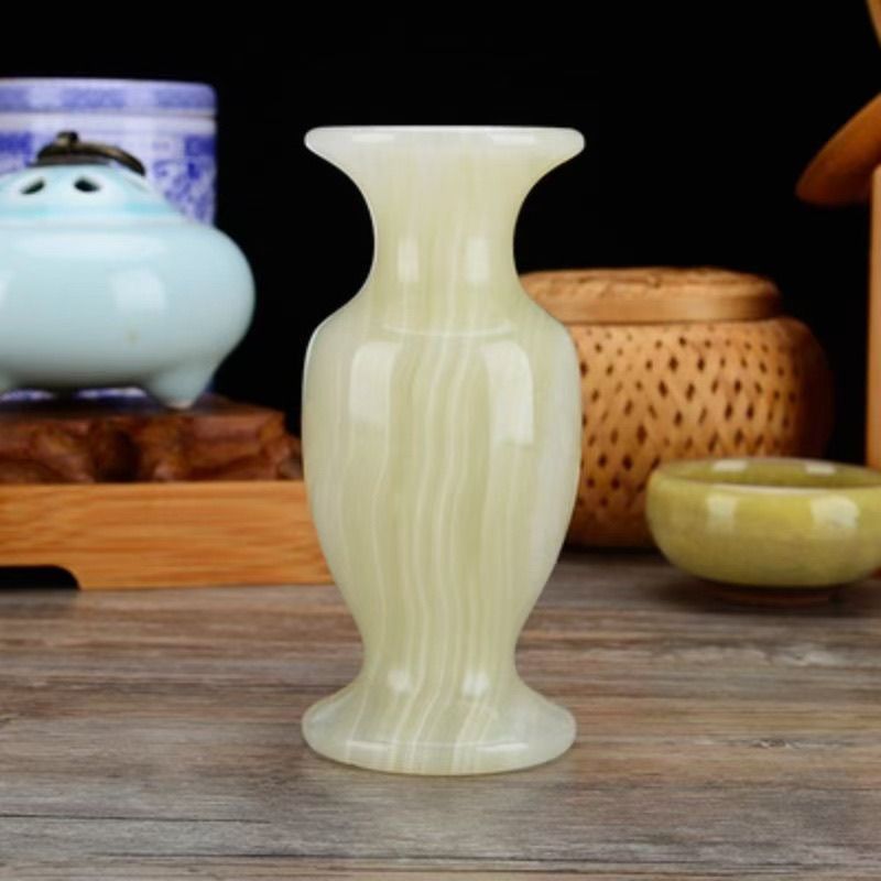 Natural Stone Vases Ornament H - Home Office Form 评论和价格