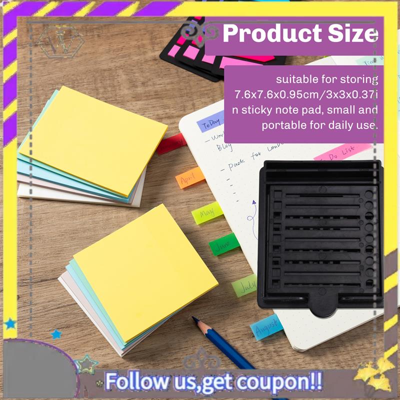 New Multifunctional Note Holde - Sticky Note Dispenser 评论和价格