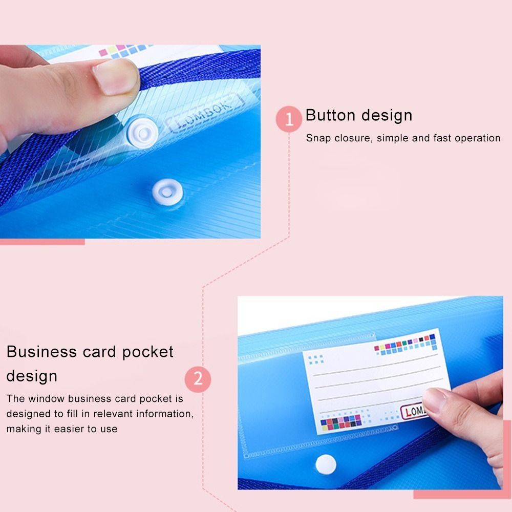 1-10PCS Waterproof A4 A5 Snap  - Home Office Freelancer 评论和价格
