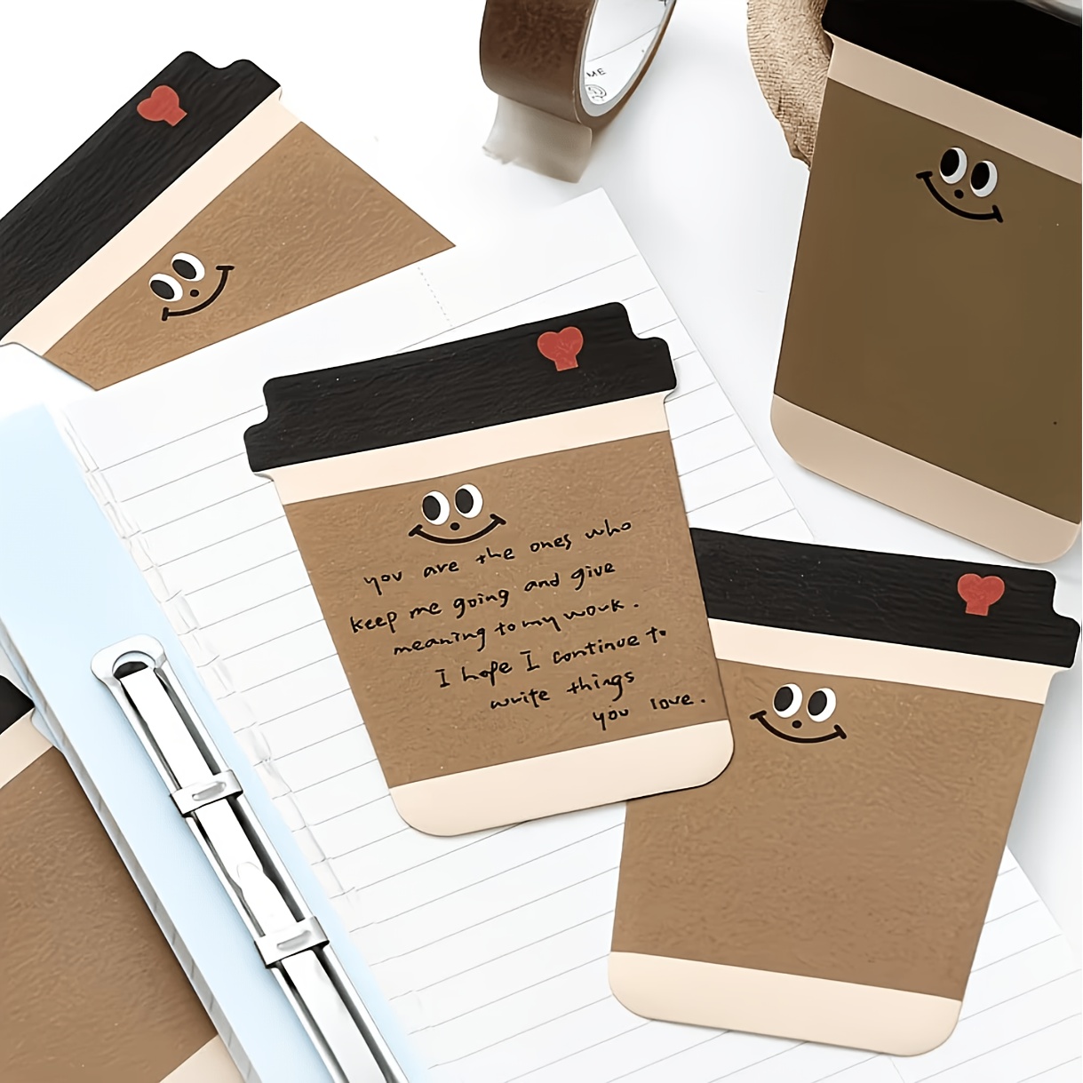 Funny Coffee Pattern Sticky No - Sticky Note Dispenser 评论和价格