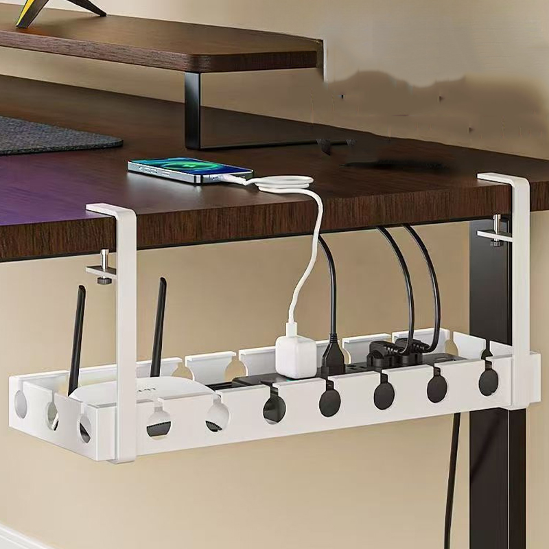 Under Table Cable Organizer No - Home Office Work Table 评论和价格