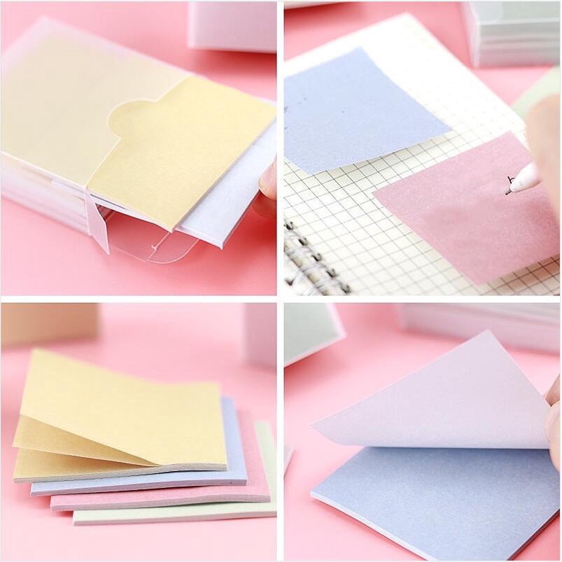 180 Sheets Morandi Sticky Note - Sticky Note Dispenser 评论和价格