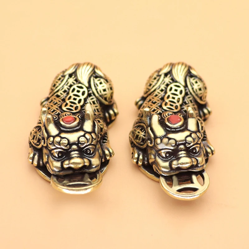 Brass Pixiu Coin Chinese Minia - Home Office Freelancer 评论和价格