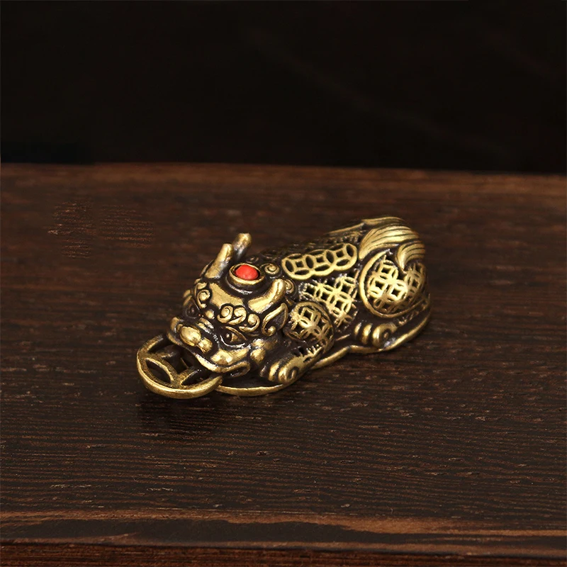Brass Pixiu Coin Chinese Minia - Home Office Freelancer 评论和价格