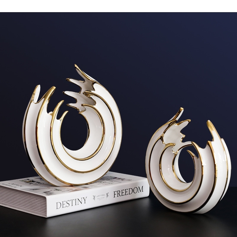 Modern Luxury White Gold Ceram - Home Office Form 评论和价格
