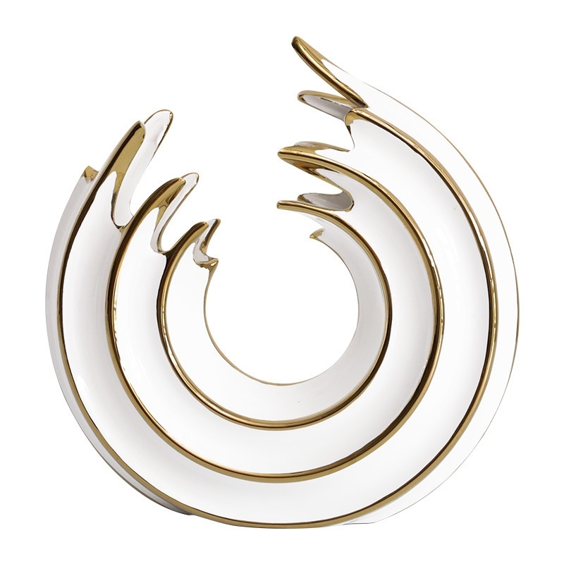 Modern Luxury White Gold Ceram - Home Office Form 评论和价格
