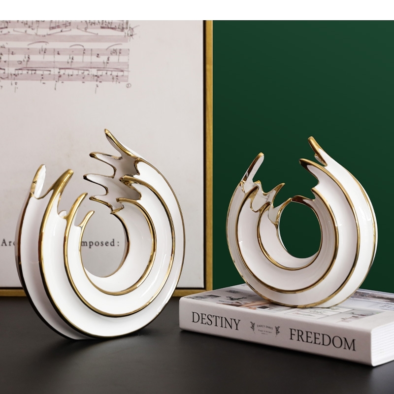 Modern Luxury White Gold Ceram - Home Office Form 评论和价格