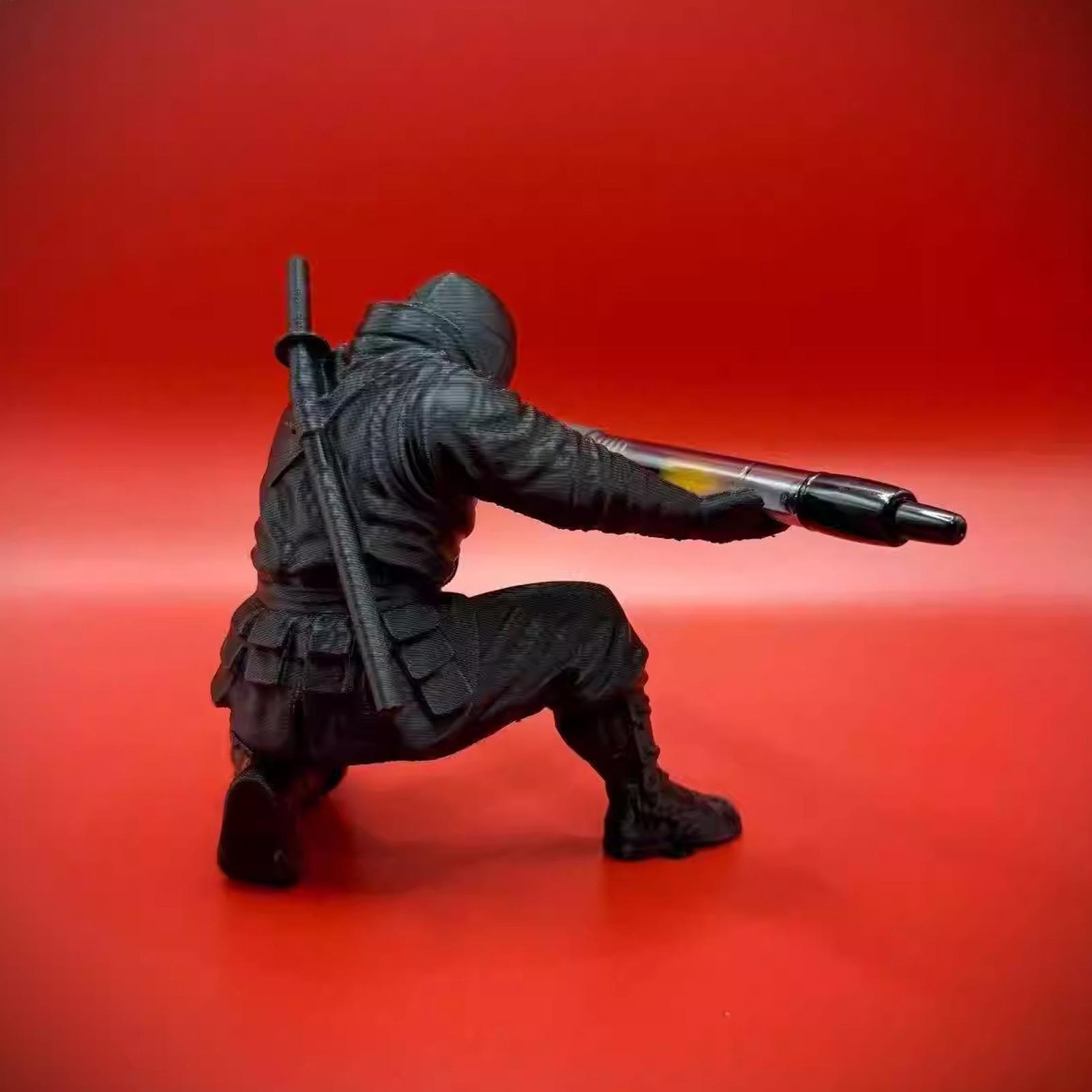 Ninja style Figure 3D Printed  - Home Office Freelancer 评论和价格
