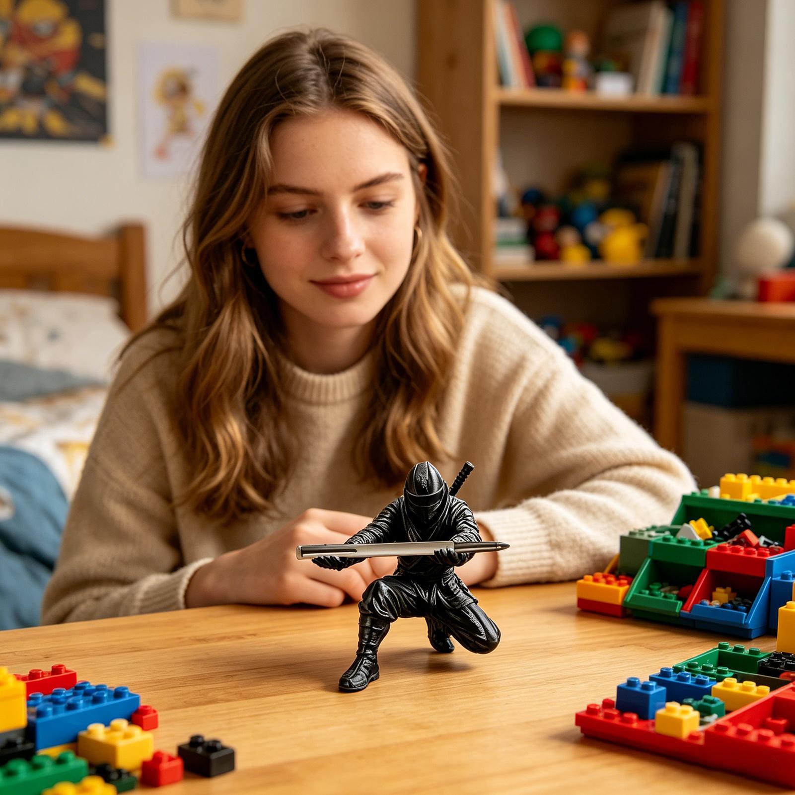Ninja style Figure 3D Printed  - Home Office Freelancer 评论和价格