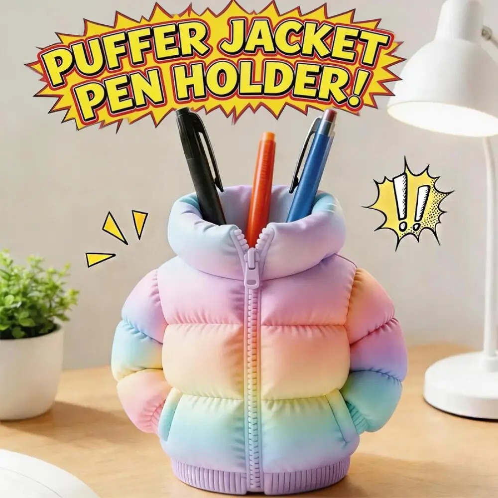 Down Jacket-Shaped Pen Holder  - Home Office Freelancer 评论和价格