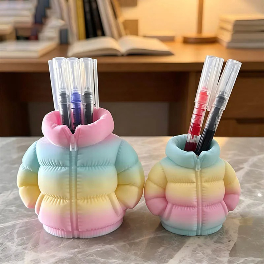Down Jacket-Shaped Pen Holder  - Home Office Freelancer 评论和价格
