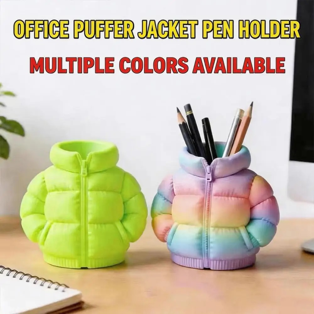 Down Jacket-Shaped Pen Holder  - Home Office Freelancer 评论和价格