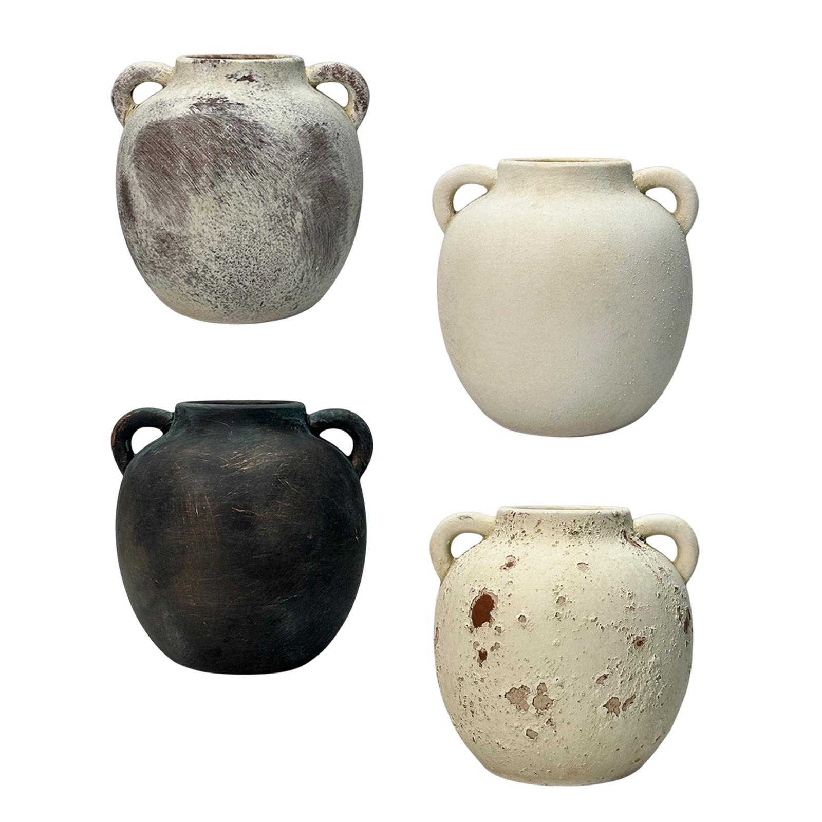 Rustic Ceramic Vase Wabi Sabi  - Home Office Form 评论和价格