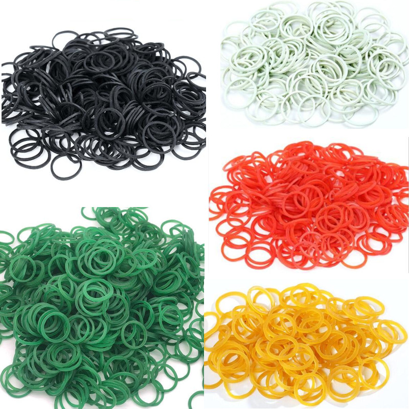 100Pcs Mini Rubber Bands Offic - Home Office Freelancer 评论和价格