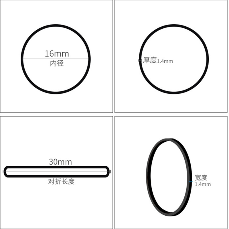 100Pcs Mini Rubber Bands Offic - Home Office Freelancer 评论和价格