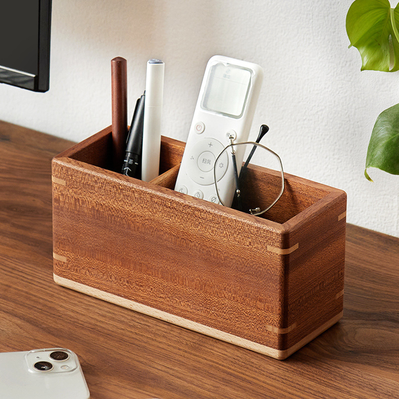 Wooden Desk Pen Holder Organiz - Home Office Freelancer 评论和价格