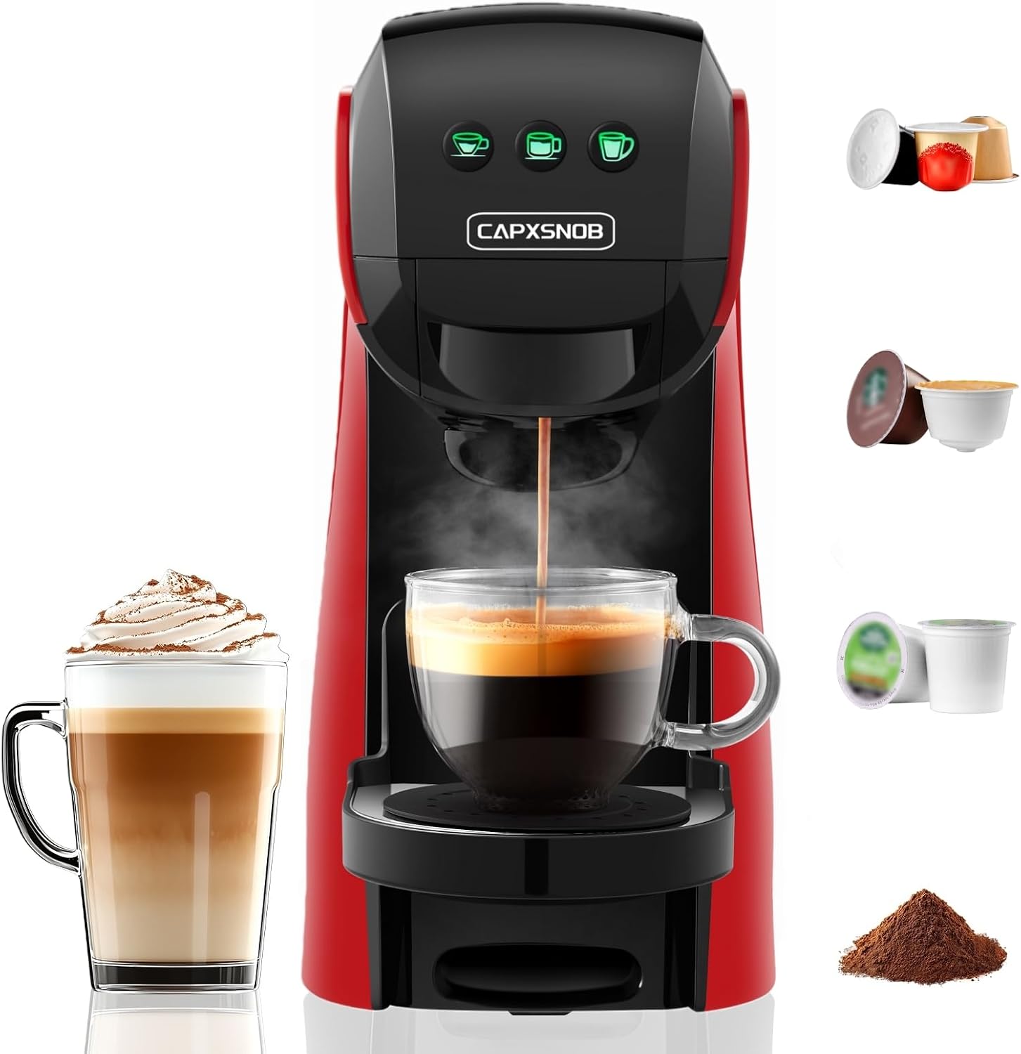 4-in-1 Coffee & Espresso Maker - Home Office Image 评论和价格