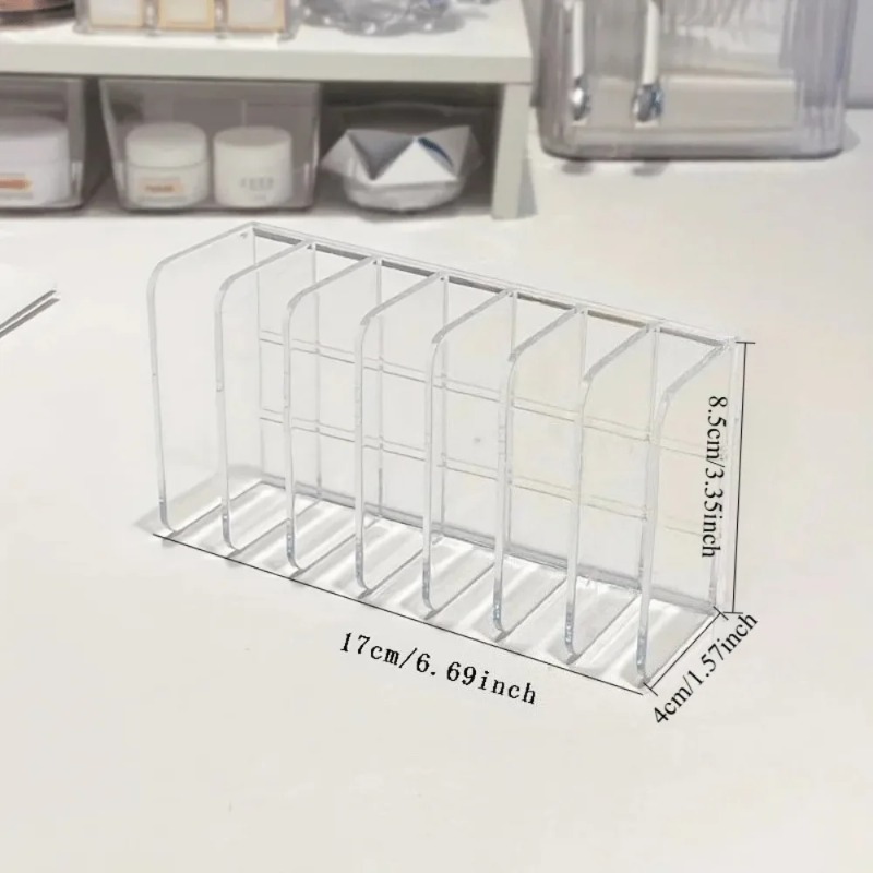 7-Slot Transparent Plastic Cos - Home Office Work Table 评论和价格