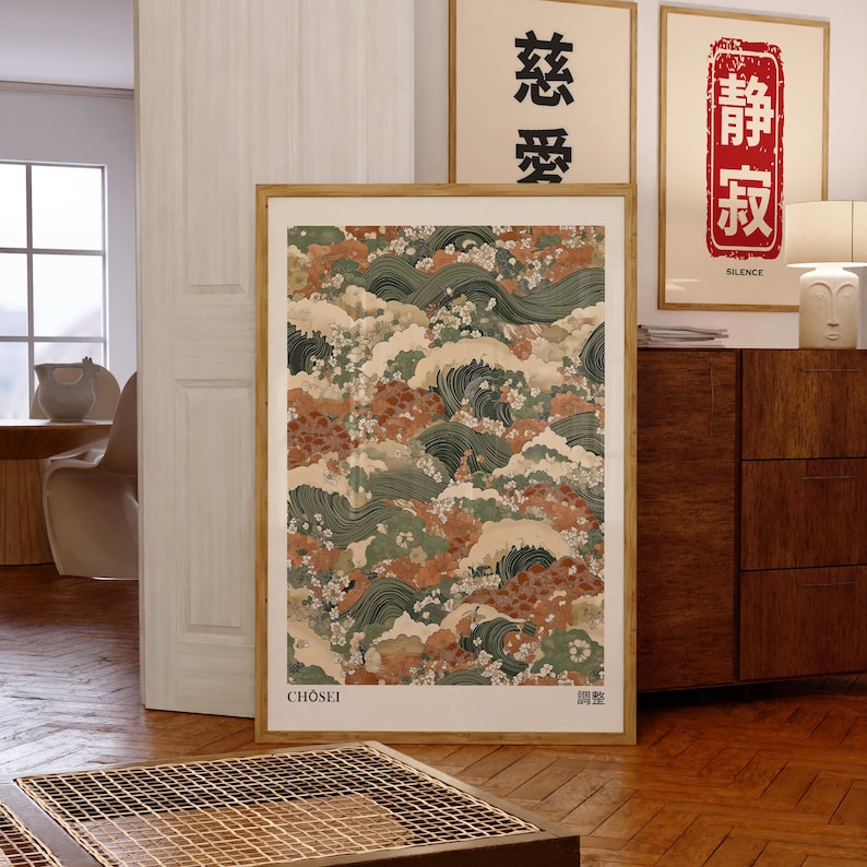 2pcs Japandi Zen Canvas Wall A - Home Office Image 评论和价格