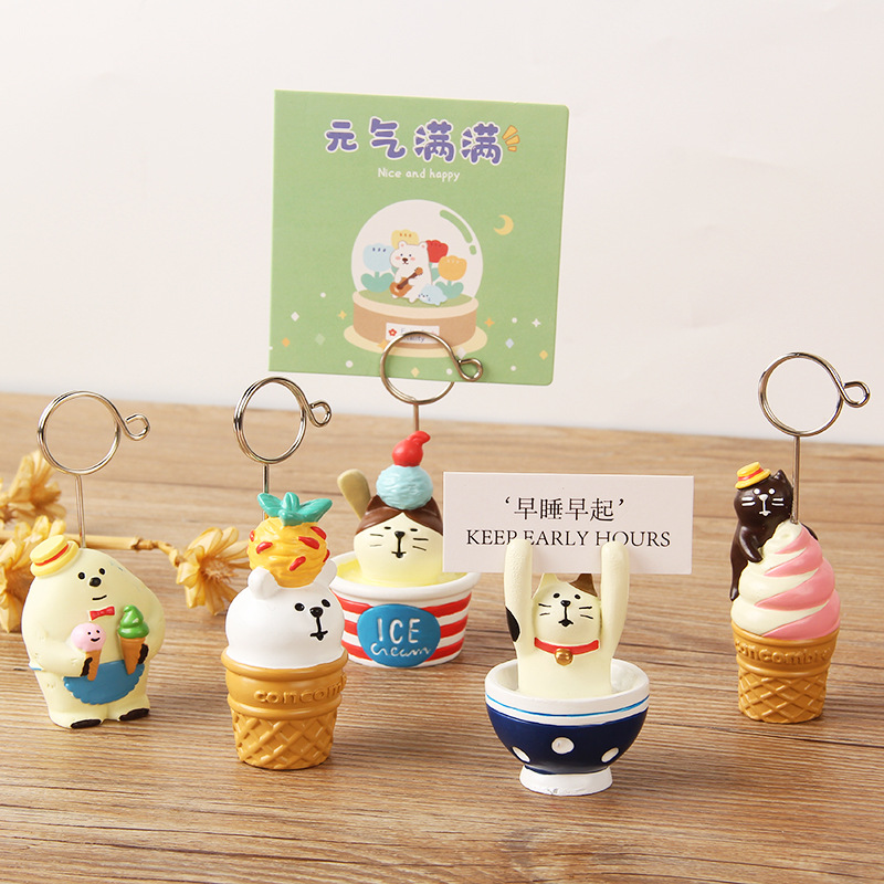 Summer Ice Cream Message Folde - Sticky Note Dispenser 评论和价格
