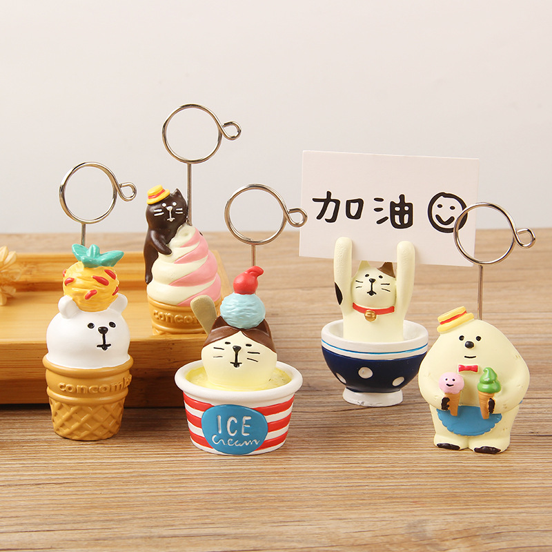 Summer Ice Cream Message Folde - Sticky Note Dispenser 评论和价格