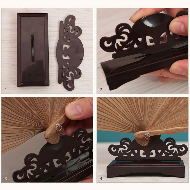 Vintage Art Style Folding Fan  - Home Office Form 评论和价格