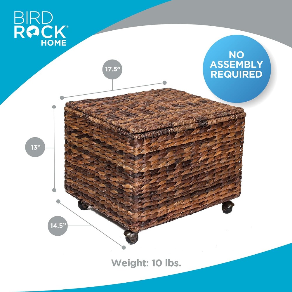 Handwoven Rolling File Cabinet - Home Office Image 评论和价格
