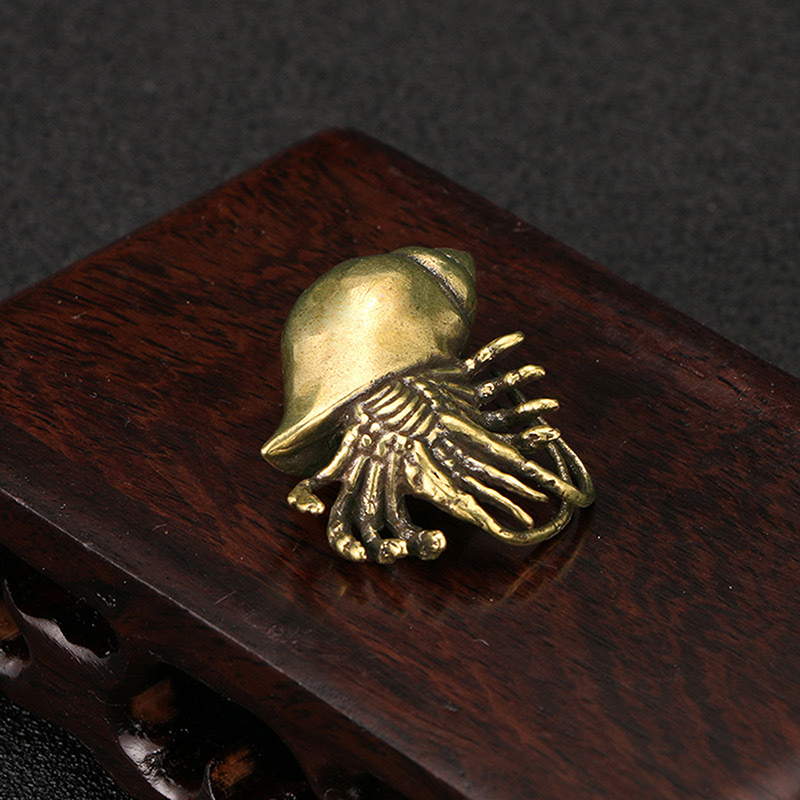 New！Vintage Brass Hermit Crab  - English Home Office 评论和价格