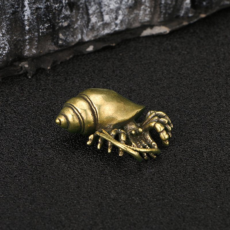 New！Vintage Brass Hermit Crab  - English Home Office 评论和价格