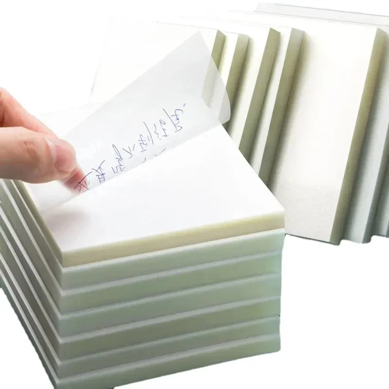 50Sheets/pcs Transparent Memo  - Sticky Note Dispenser 评论和价格