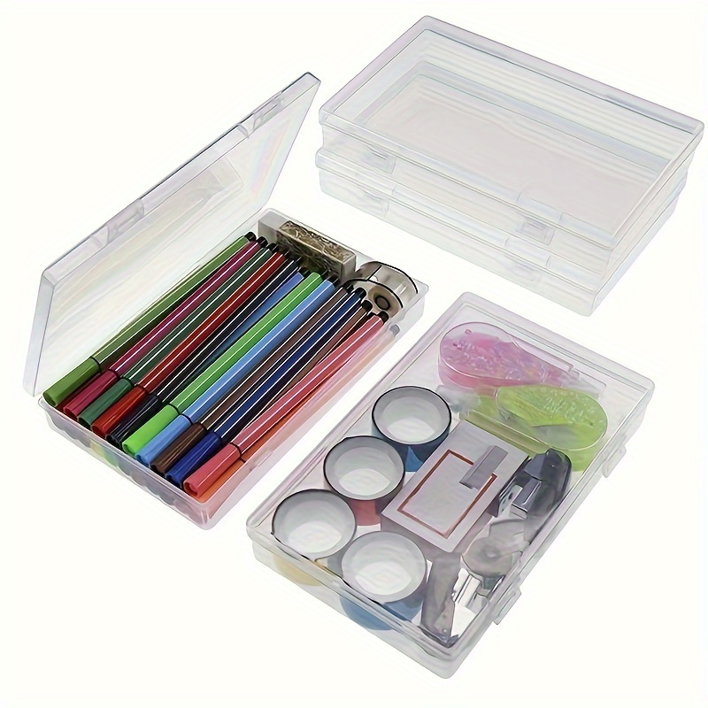 3pcs Transparent Stationery Bo - Home Office Freelancer 评论和价格