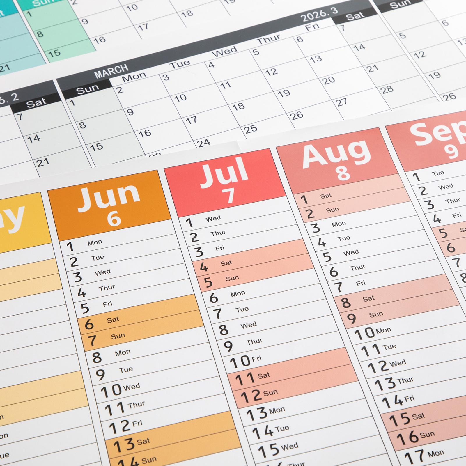 2026 English wall calendar, Dr - English Home Office 评论和价格
